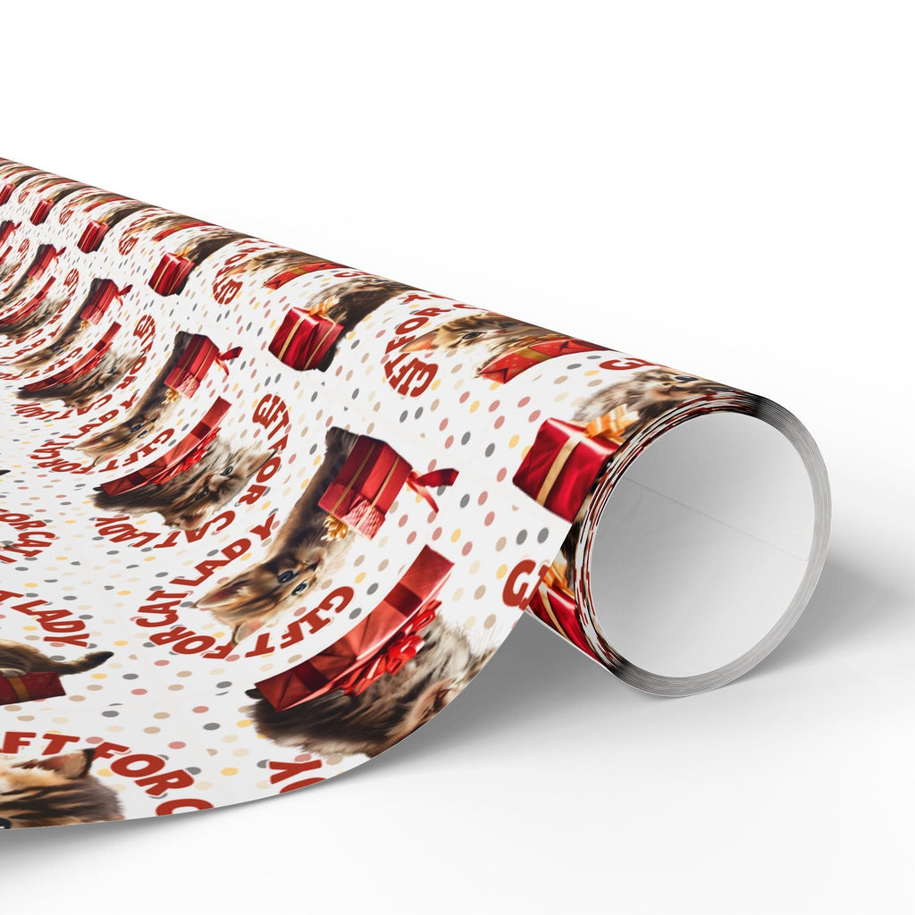 Cat Lady Wrapping Paper for Gifts
