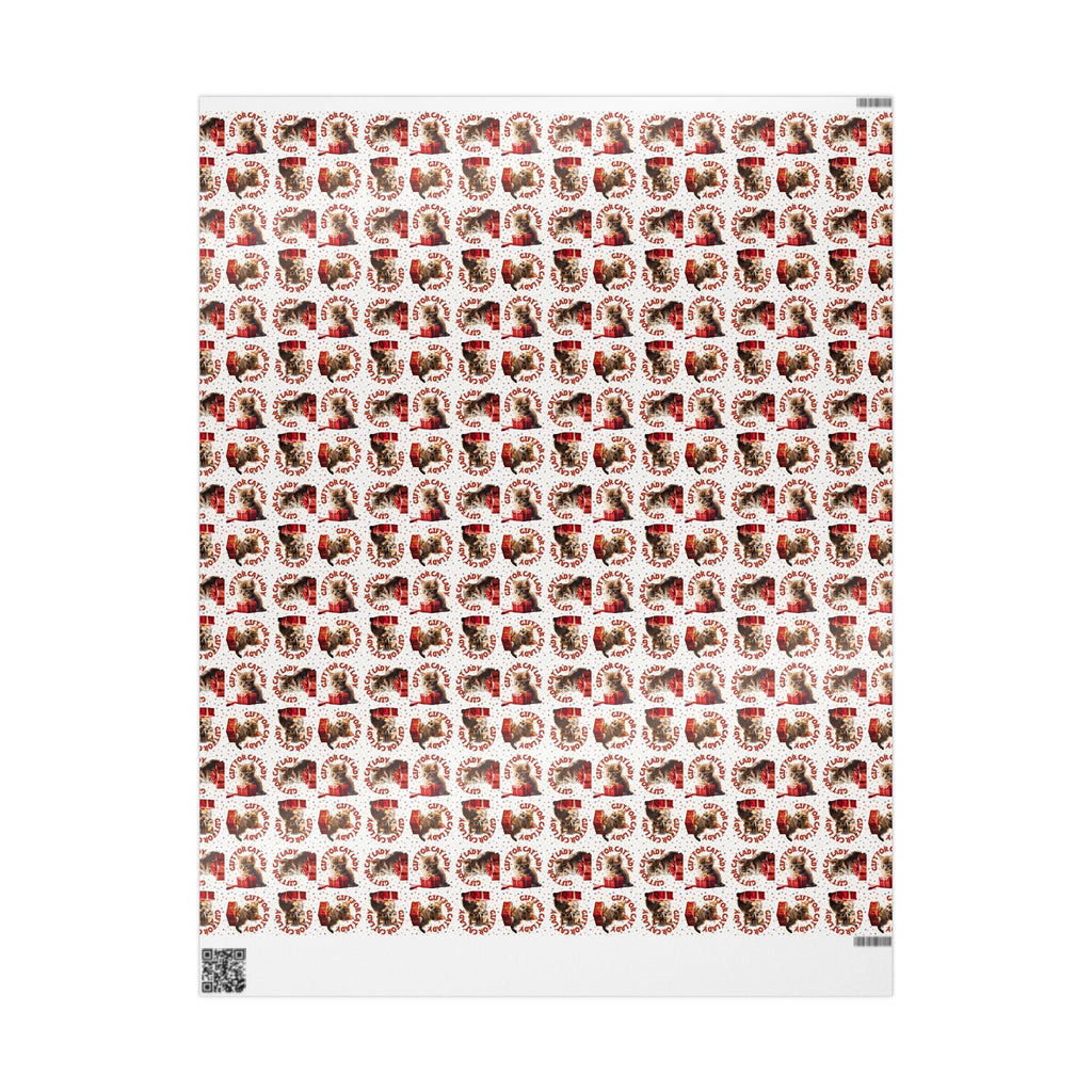 Cat Lady Wrapping Paper for Gifts