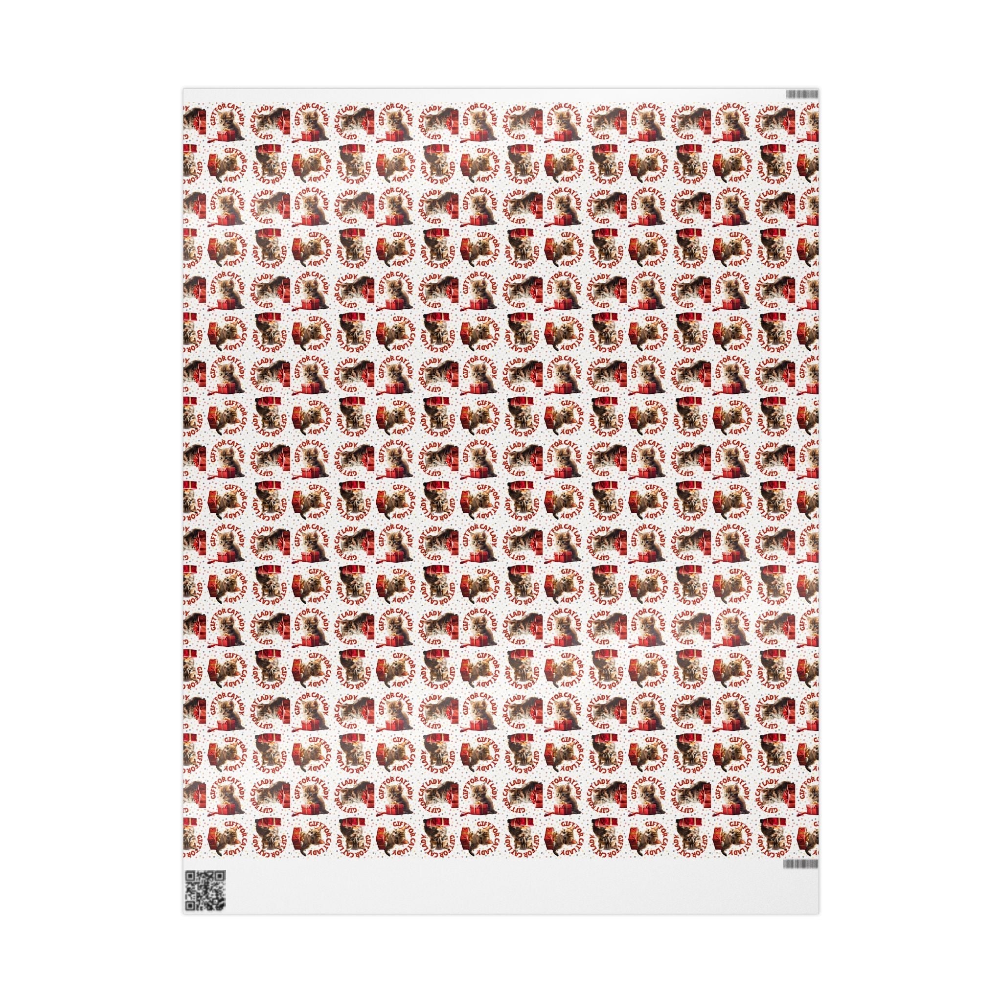Cat Lady Wrapping Paper for Gifts