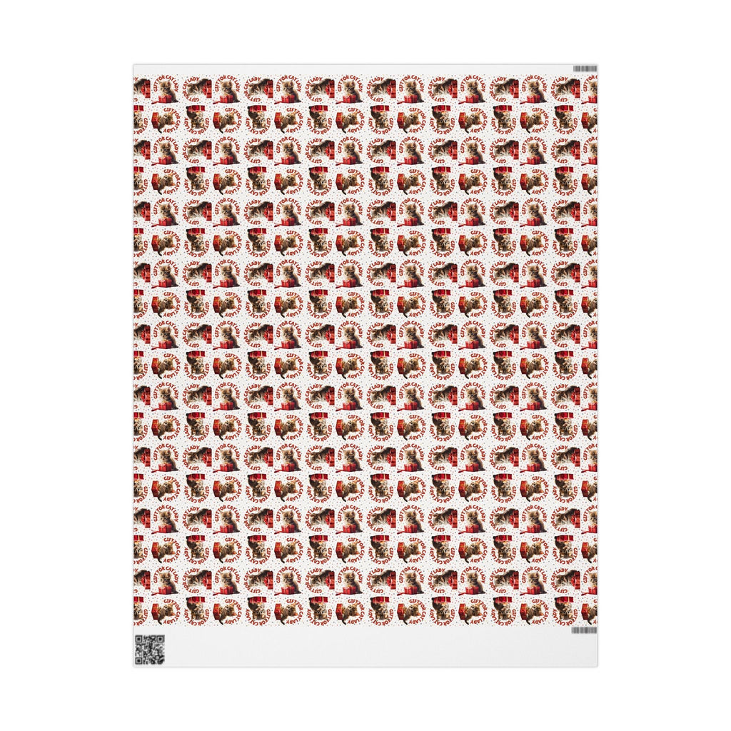 Cat Lady Wrapping Paper for Gifts