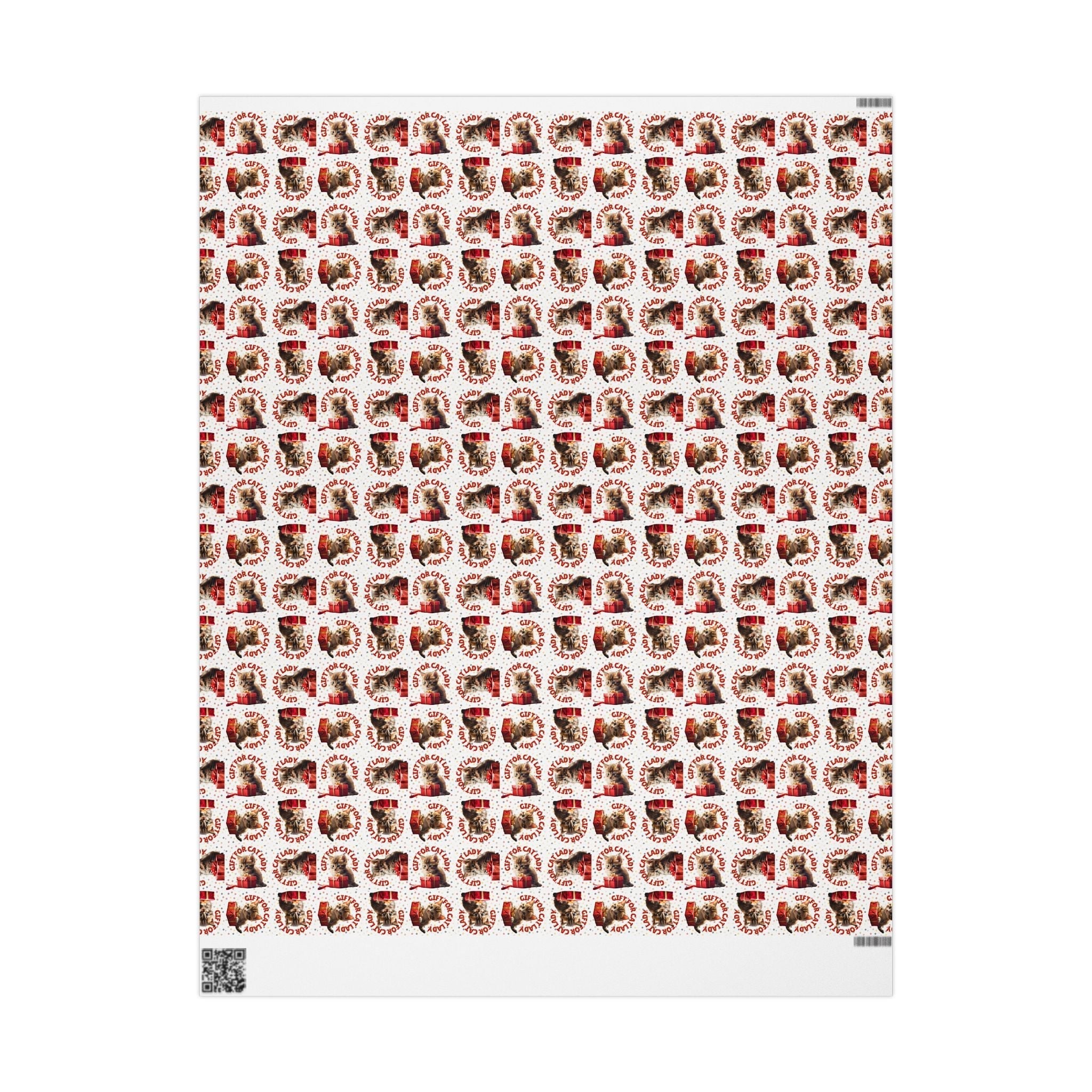 Cat Lady Wrapping Paper for Gifts