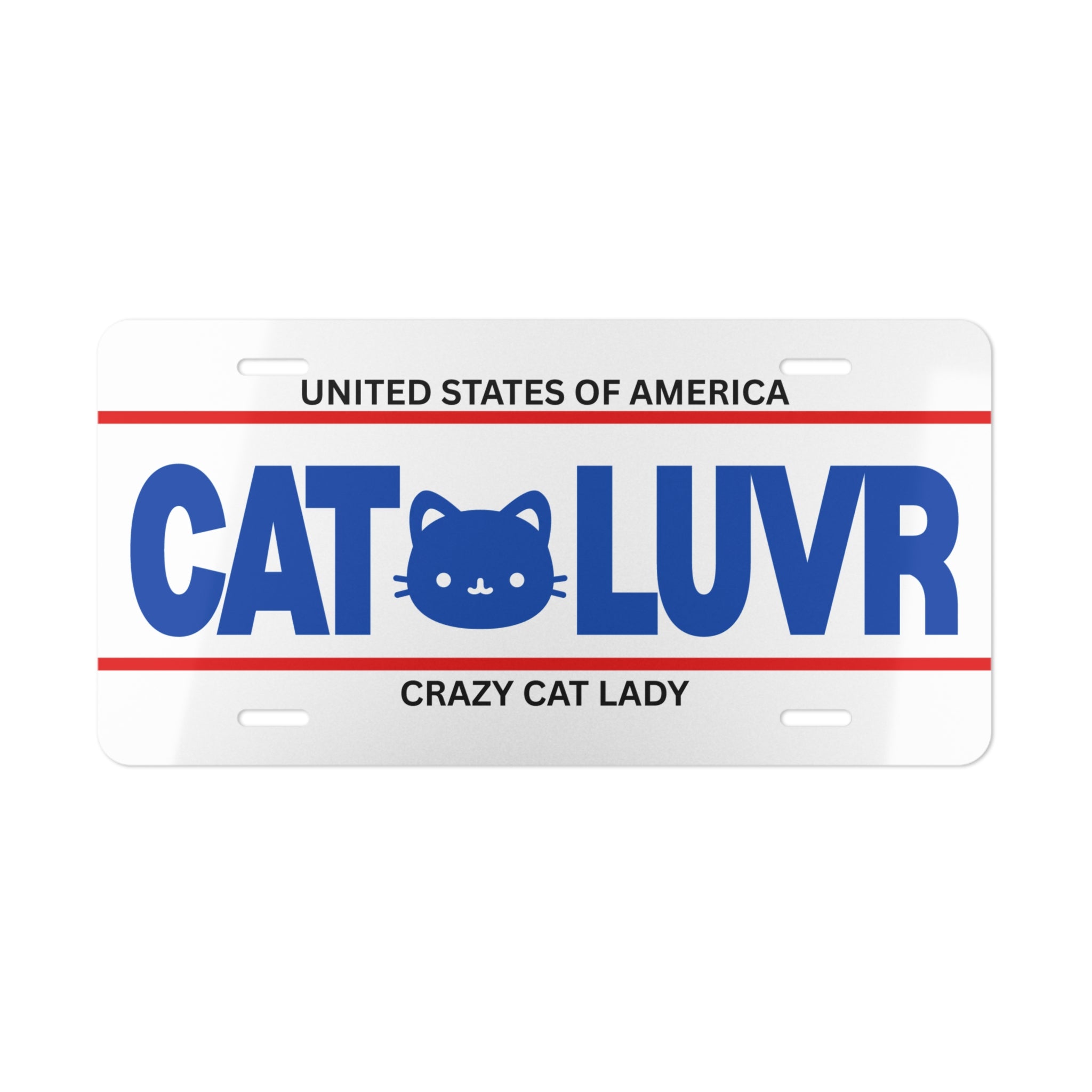Cat Lover Vanity Plate