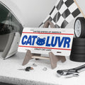 Cat Lover Vanity Plate