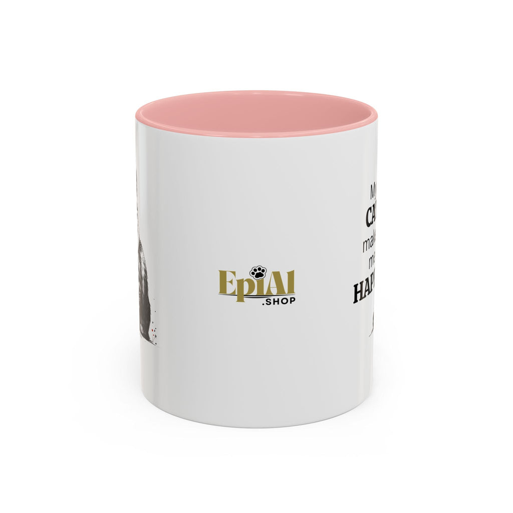 Cat Lover's Accent Coffee Mug: Perfect Gift for Cat Owners