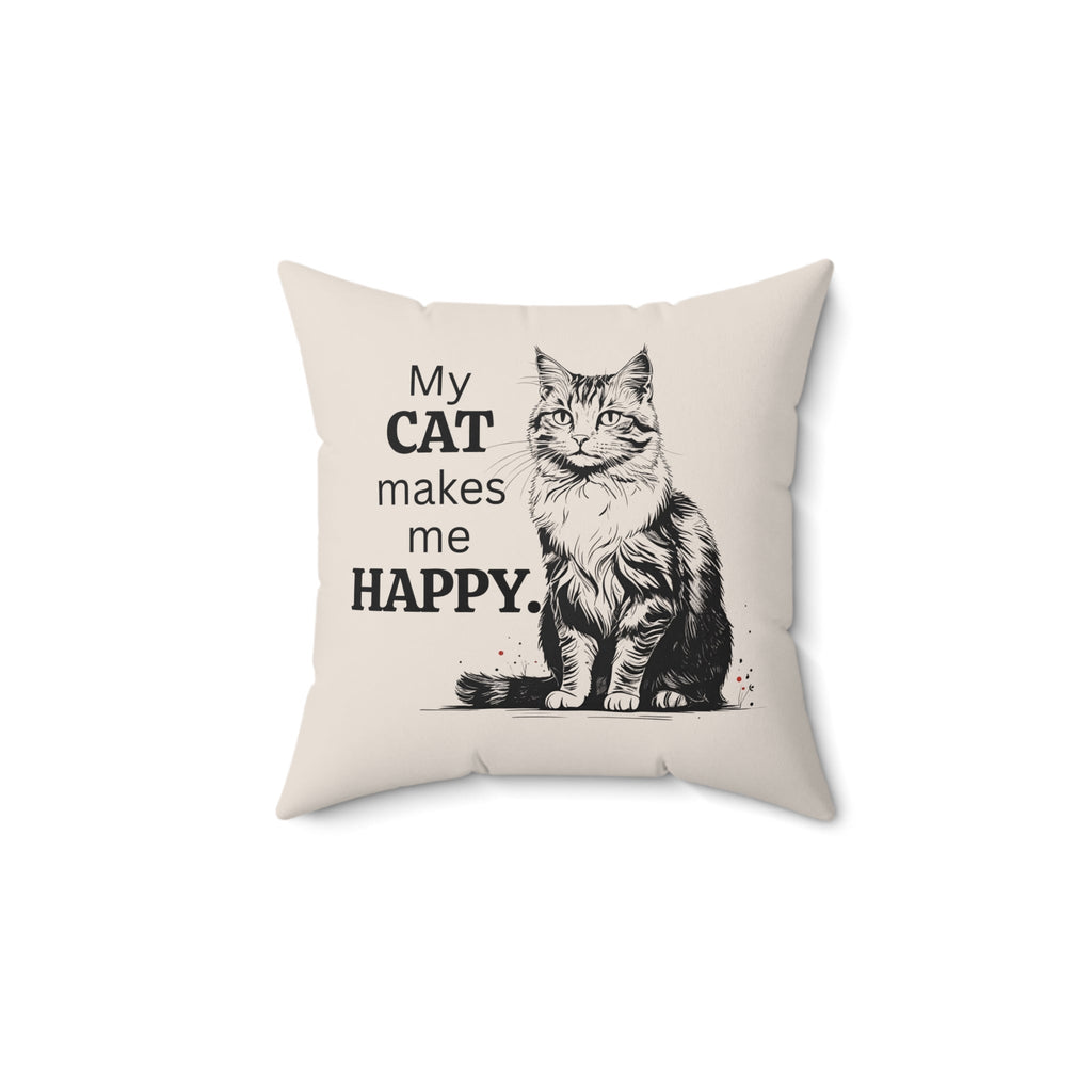 Cat Lover Decorative Pillow - Stylish Home Decor for Cat Owners