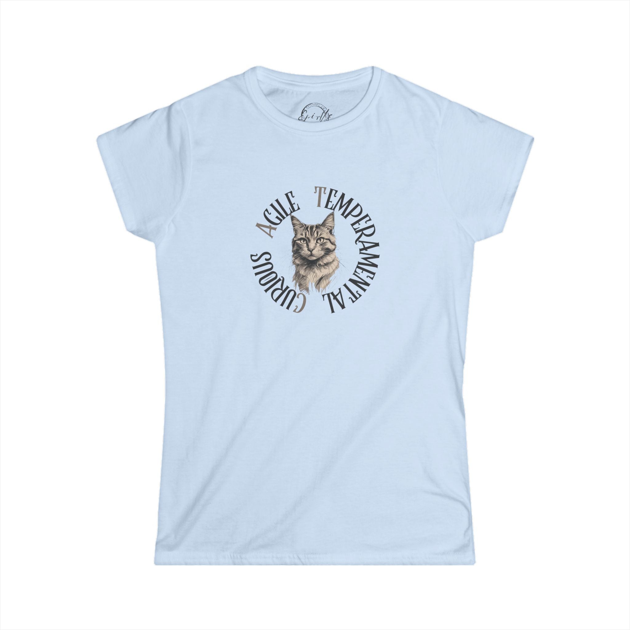 Whimsical Cat Lover's Softstyle Tee