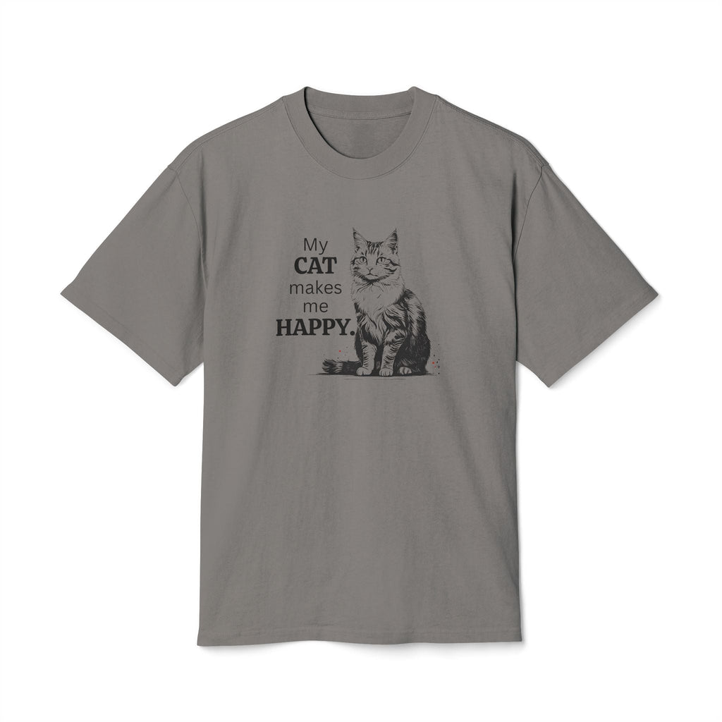Cat Lover Unisex Heavy Faded Tee – Perfect for Every Cat Enthusiast