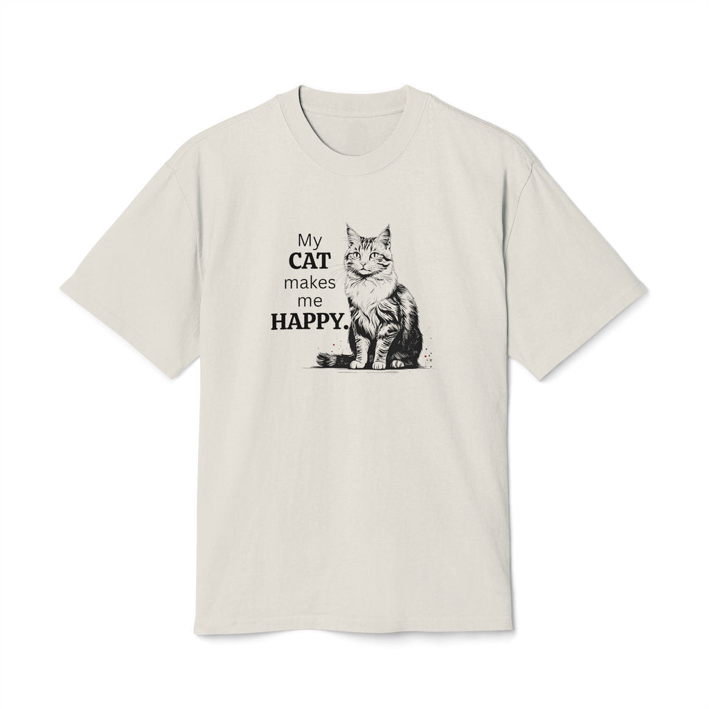 Cat Lover Unisex Heavy Faded Tee – Perfect for Every Cat Enthusiast