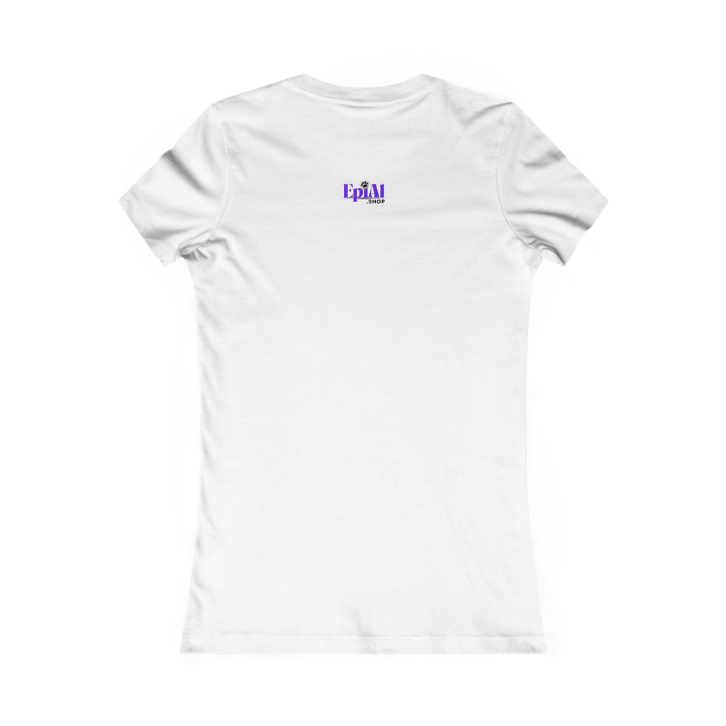 Mama Cat Mama Women’s Slim Fit Tee – Cat Mom Word Design Shirt