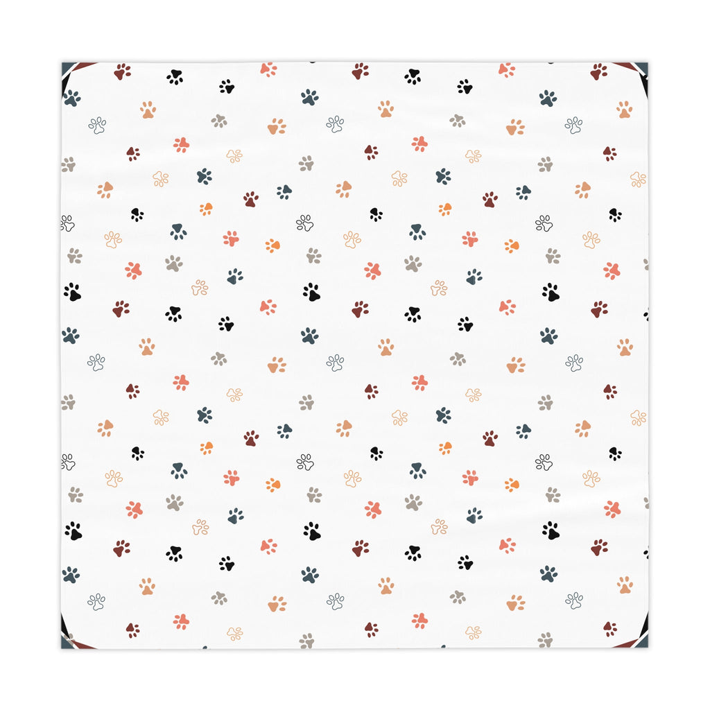 Cat Paw Print Tablecloth