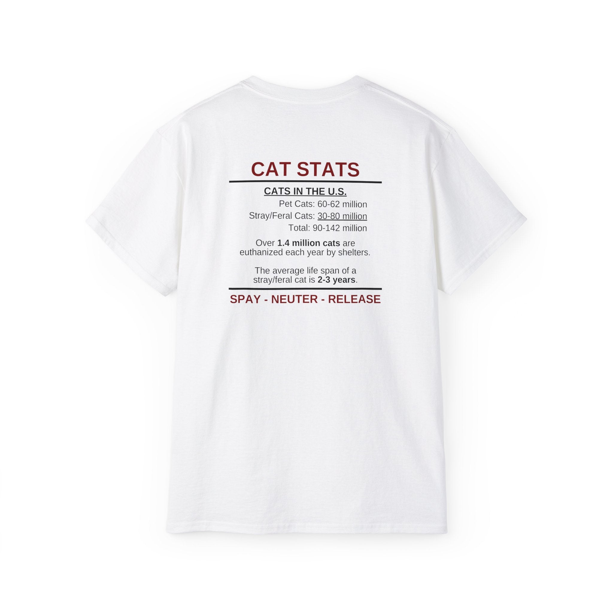 Cat Stats Unisex Ultra Cotton Tee