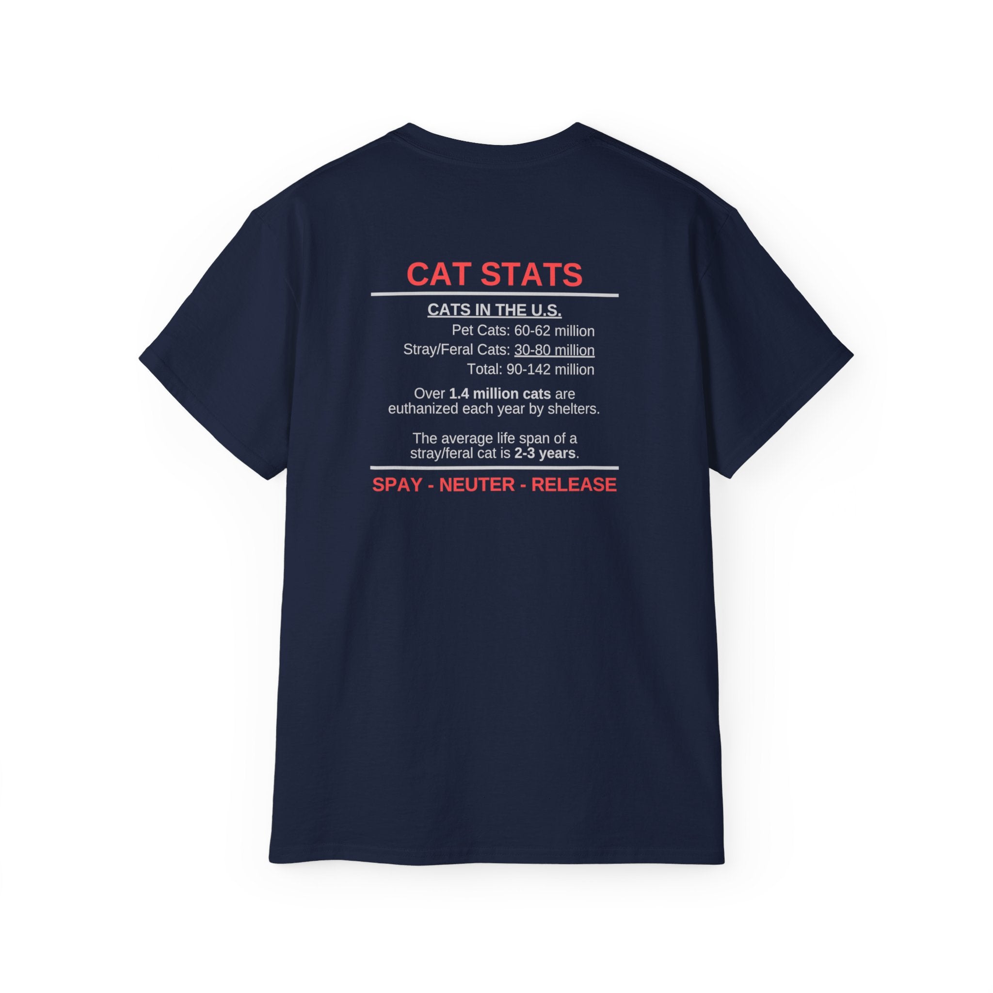 Cat Stats Unisex Ultra Cotton Tee