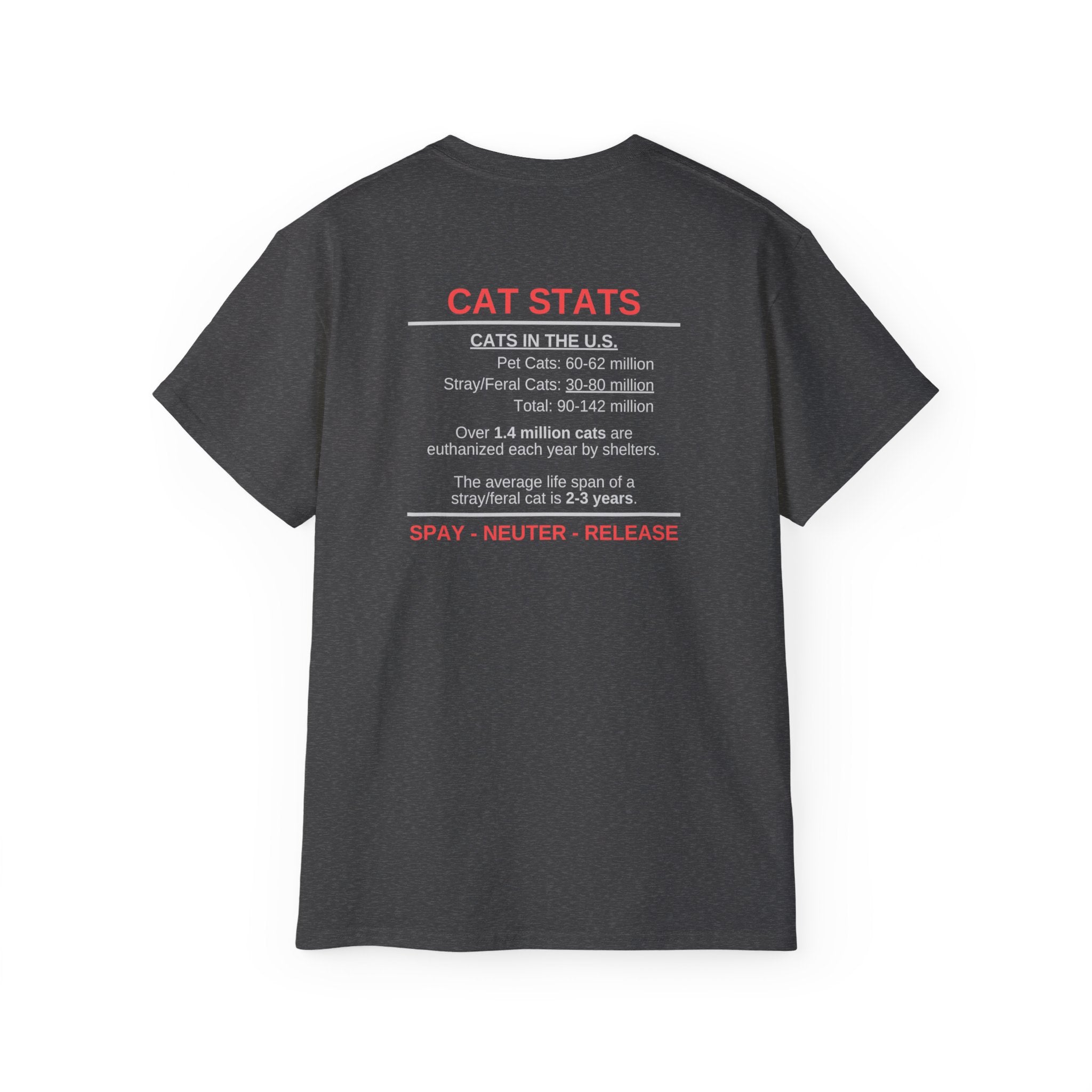 Cat Stats Unisex Ultra Cotton Tee
