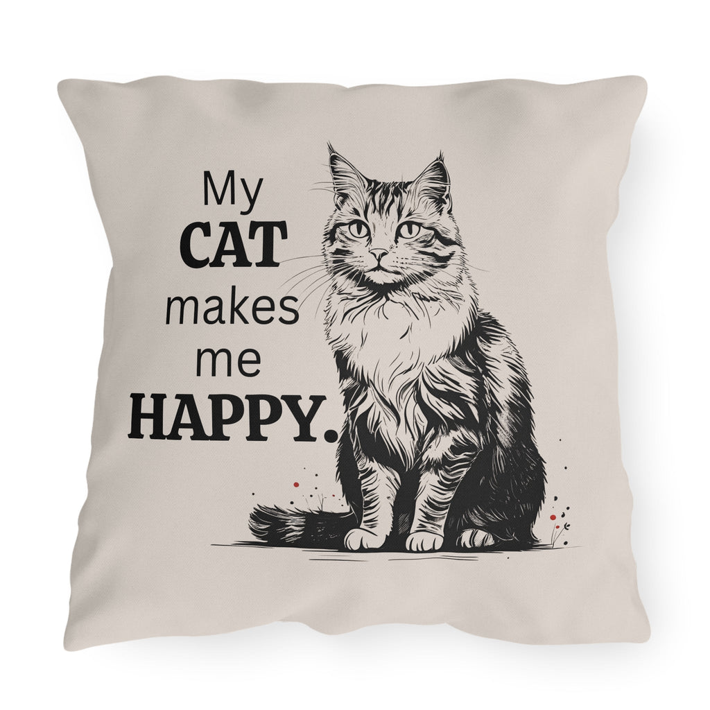 Cat-Themed Outdoor Pillows for Cozy Decor, Perfect for Cat Lovers