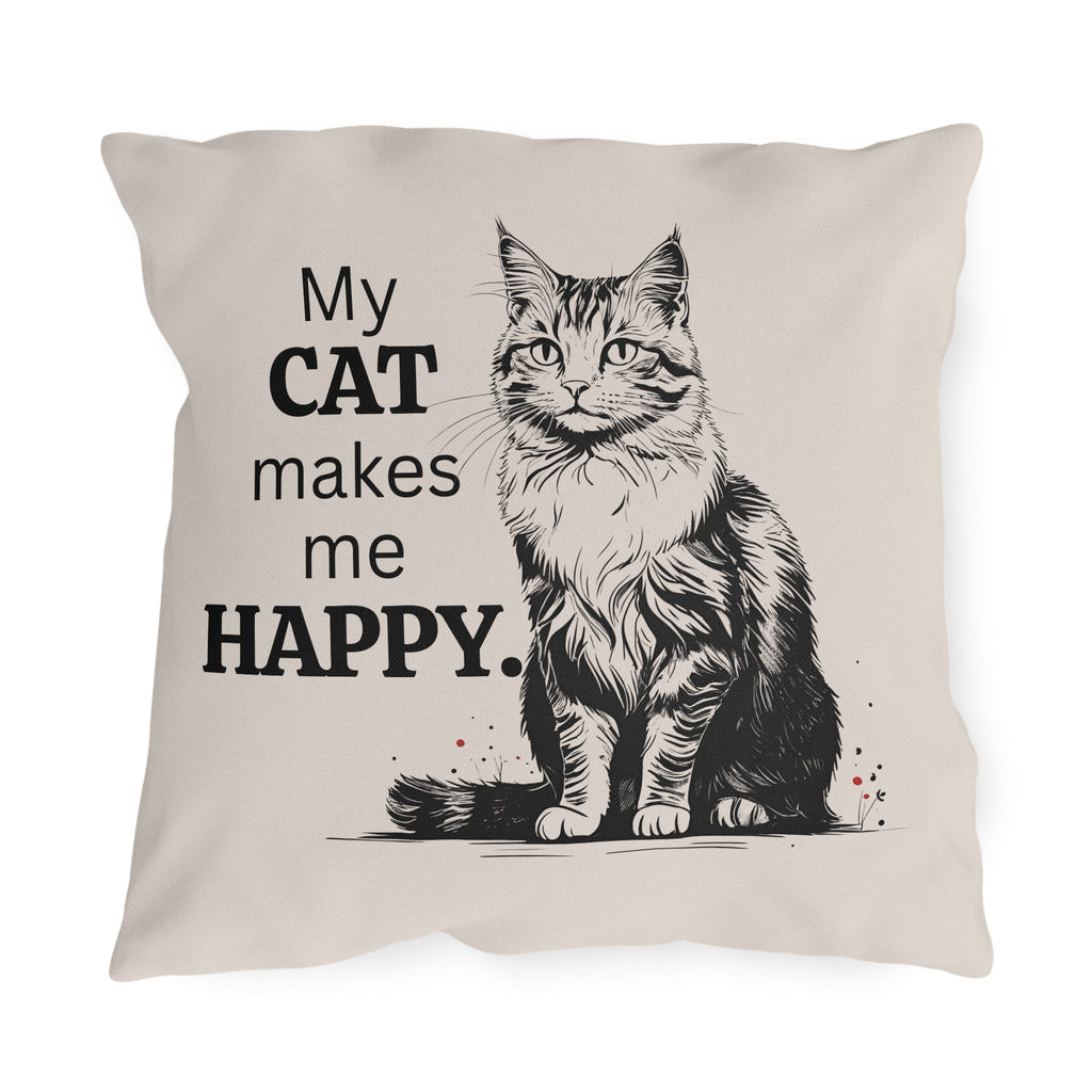Cat-Themed Outdoor Pillows for Cozy Decor, Perfect for Cat Lovers
