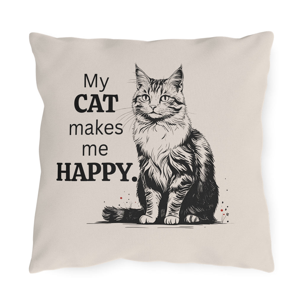 Cat-Themed Outdoor Pillows for Cozy Decor, Perfect for Cat Lovers