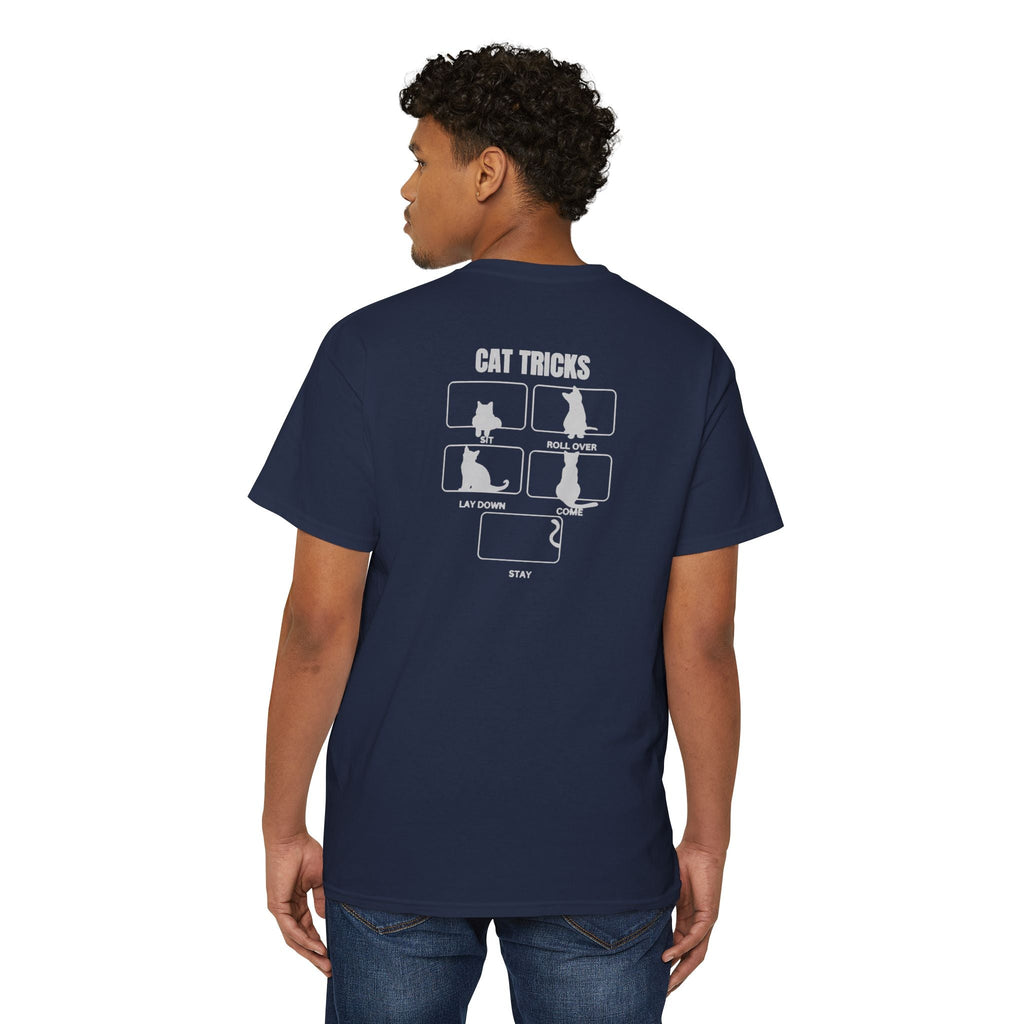 Cat Tricks Unisex Heavy Cotton Pocket Tee