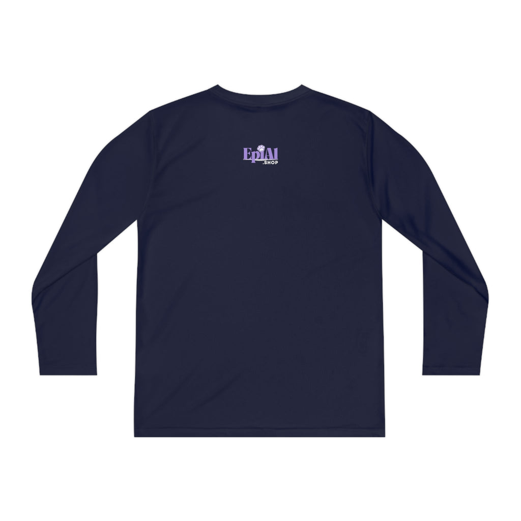 Cat Tricks Youth Long Sleeve Competitor Tee