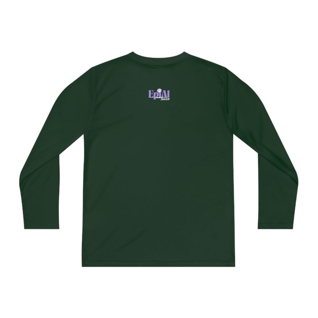 Cat Tricks Youth Long Sleeve Competitor Tee
