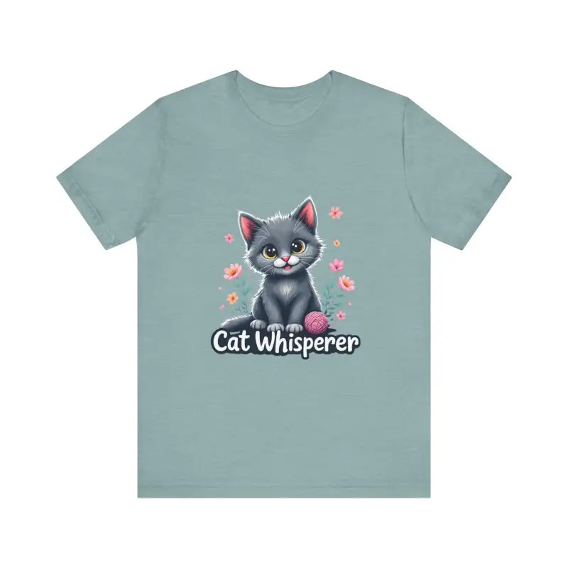 Ocean State Styles Cat Whisperer Unisex T Shirt Graphic