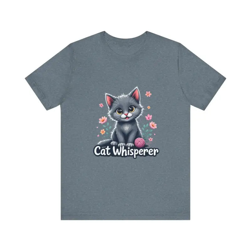 Ocean State Styles Cat Whisperer Unisex T Shirt Graphic