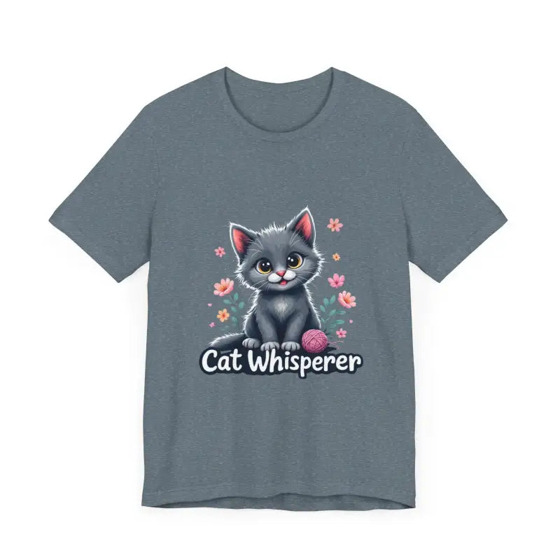 Ocean State Styles Cat Whisperer Unisex T Shirt Graphic
