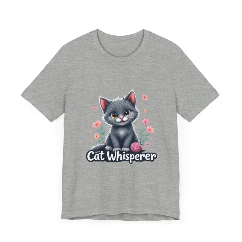 Ocean State Styles Cat Whisperer Unisex T Shirt Graphic