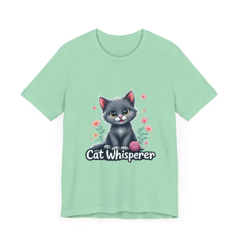 Ocean State Styles Cat Whisperer Unisex T Shirt Graphic