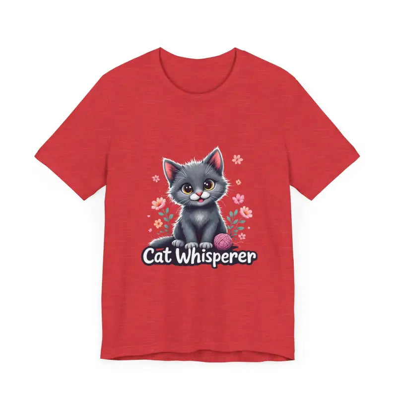 Ocean State Styles Cat Whisperer Unisex T Shirt Graphic