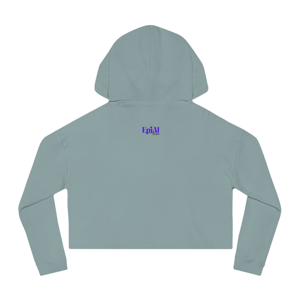 CATastrophe Women's Cropped Hooded Sweatshirt