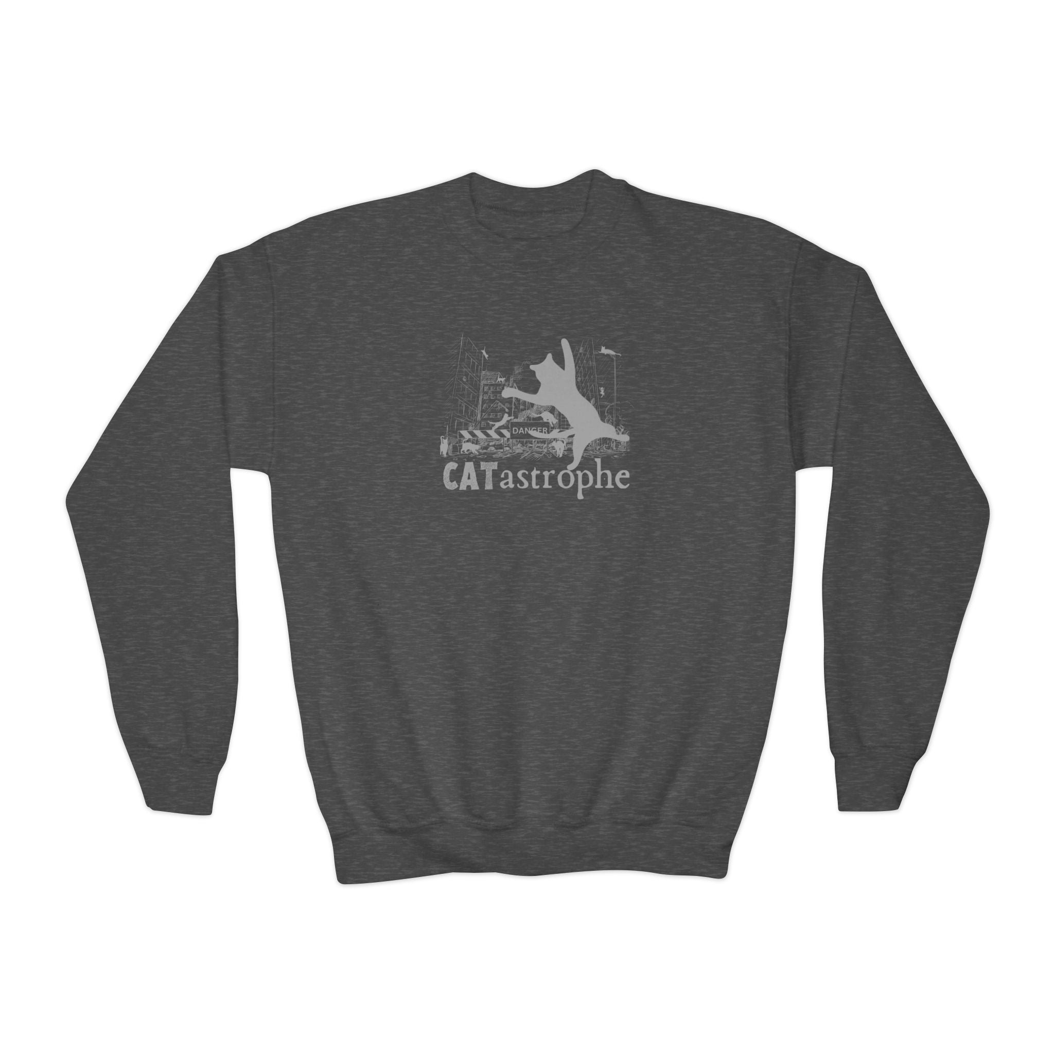 CATastrophe Youth Crewneck Sweatshirt