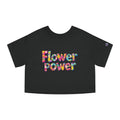 Ocean State Styles Womens T Shirt Flower Power Cropped