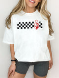 Sentinel Checkered Chest Oversized Tee