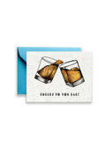 Cheers to you dad! Father's Day Wildflower Seed Paper Card