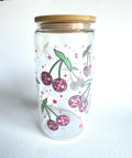 Cherry Disco 16 oz. Glass Cup
