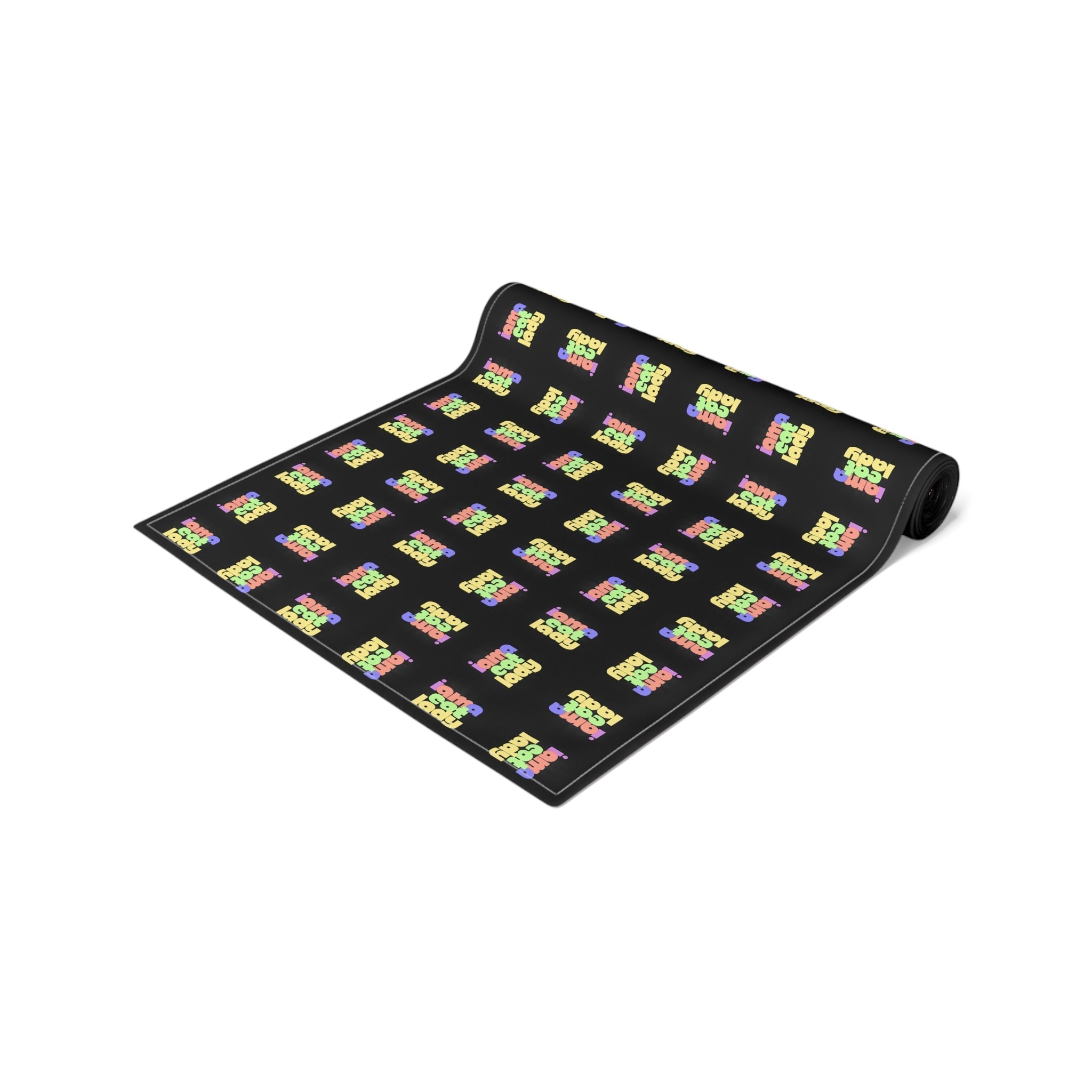 Chic Cat Lady Cotton Table Runner