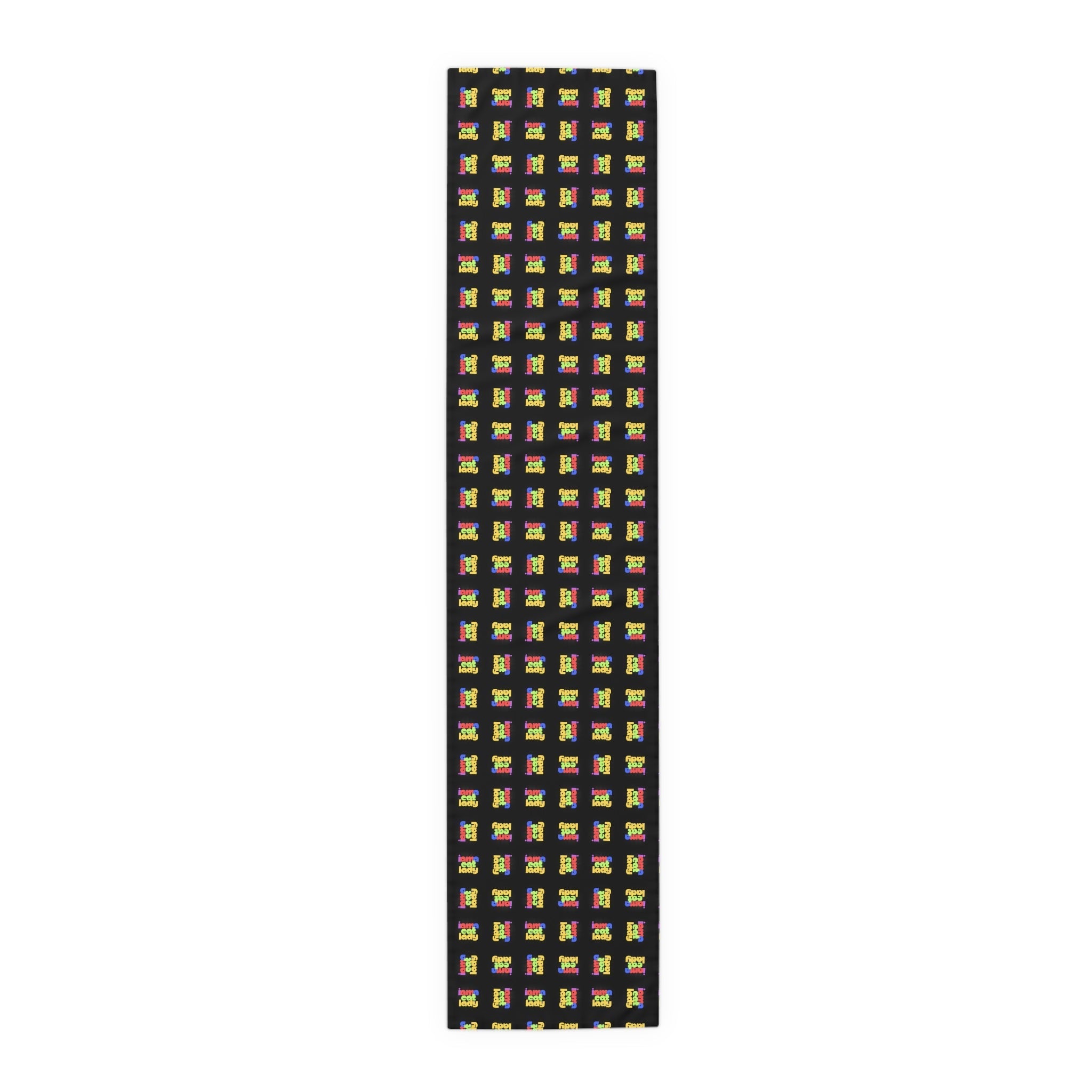 Chic Cat Lady Cotton Table Runner