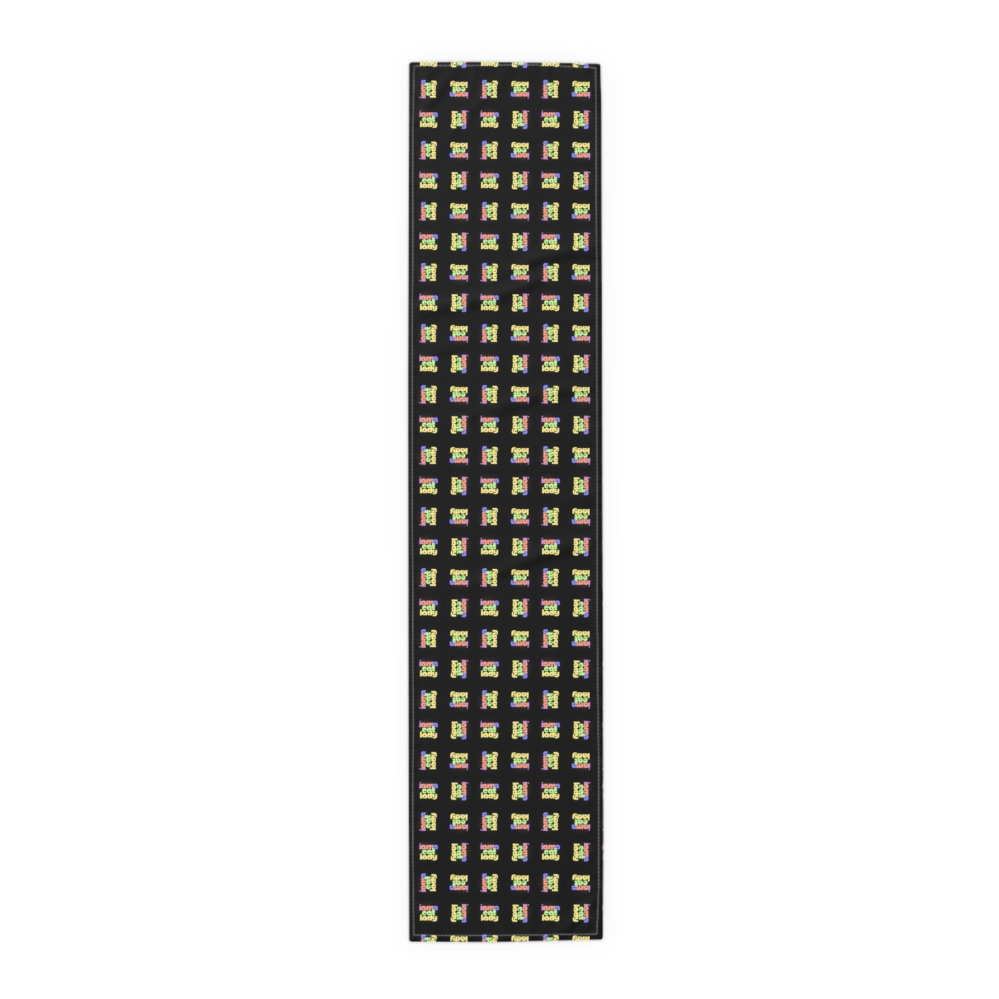 Chic Cat Lady Cotton Table Runner