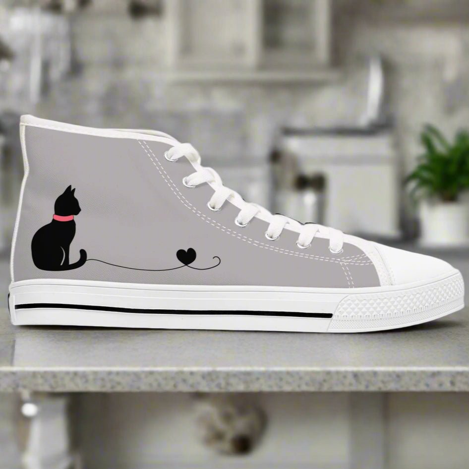 Chic Kitty Women's High Top Sneakers