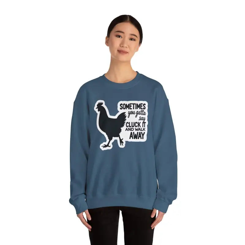 Ocean State Styles Sweatshirt Quirky Chicken Graphic