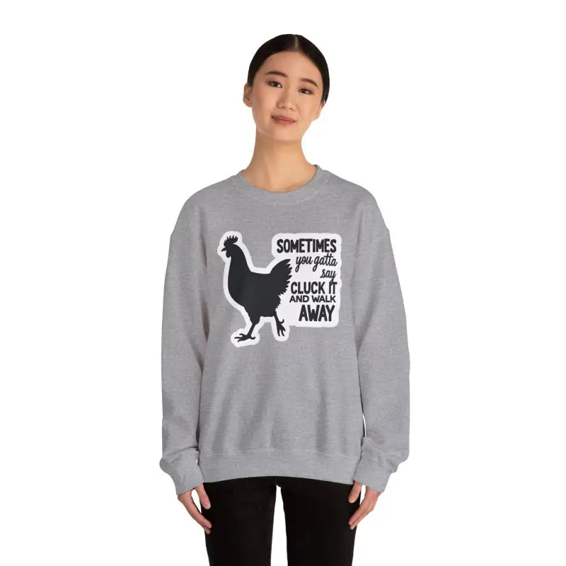 Ocean State Styles Sweatshirt Quirky Chicken Graphic