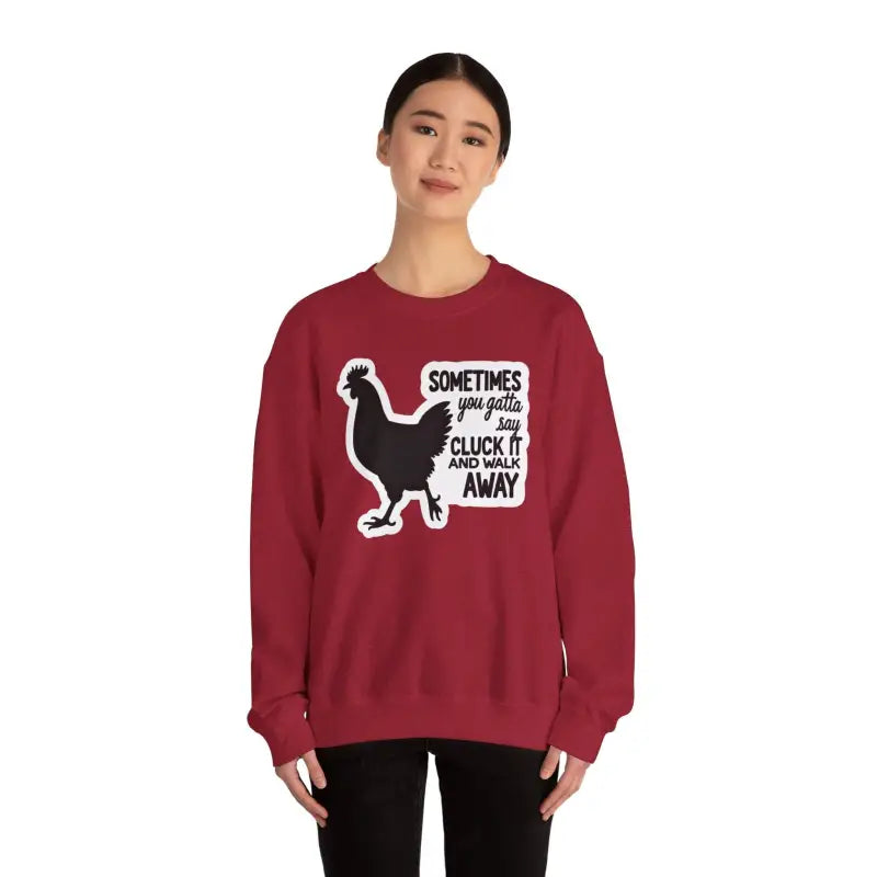 Ocean State Styles Sweatshirt Quirky Chicken Graphic