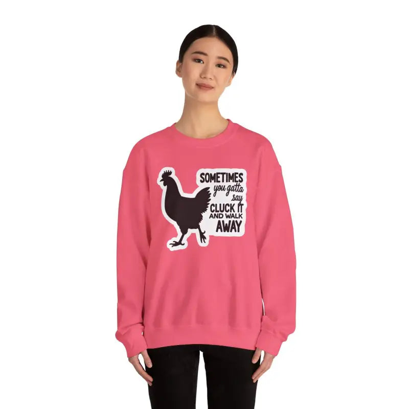 Ocean State Styles Sweatshirt Quirky Chicken Graphic
