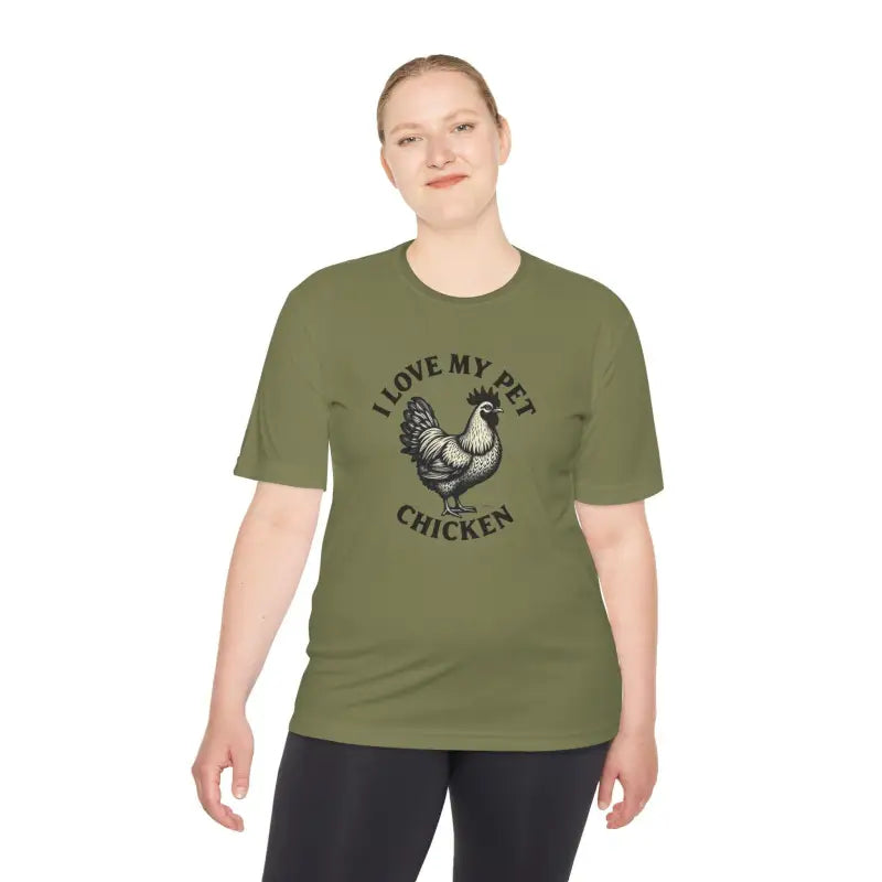 Ocean State Styles T Shirt Spork Tek Tee Chicken Lover