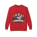 Ocean State Styles Sweatshirt Christmas Chickens Fleece