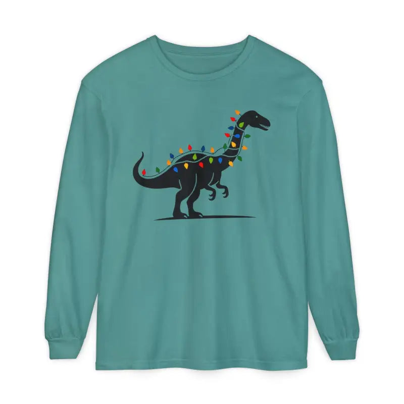 Ocean State Styles Long Sleeve Shirt DinoGlow Christmas