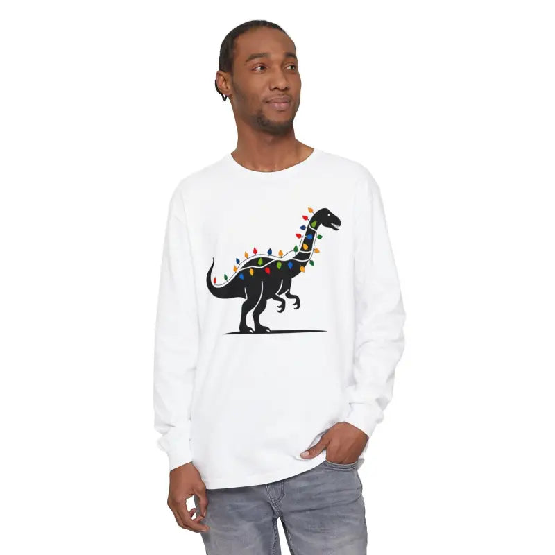 Ocean State Styles Long Sleeve Shirt DinoGlow Christmas