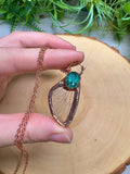 Cicada Wing and Resin Face Necklace