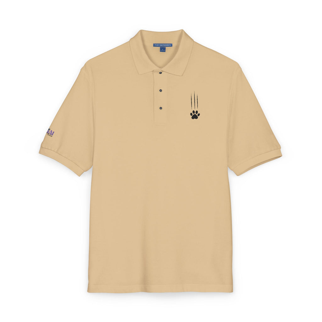 Classic Cat Clawed Embroidered Unisex Polo Shirt