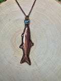 Cobia and Labradorite Necklace